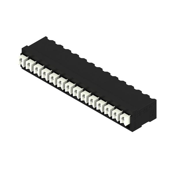 PCB terminal, 3.81 mm, Number of poles: 14, Conductor outlet direction image 2