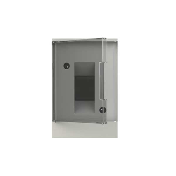 BEF402102 basic E Flush Mounted Transparent Grey Door 2 Module ; BEF402102 image 1