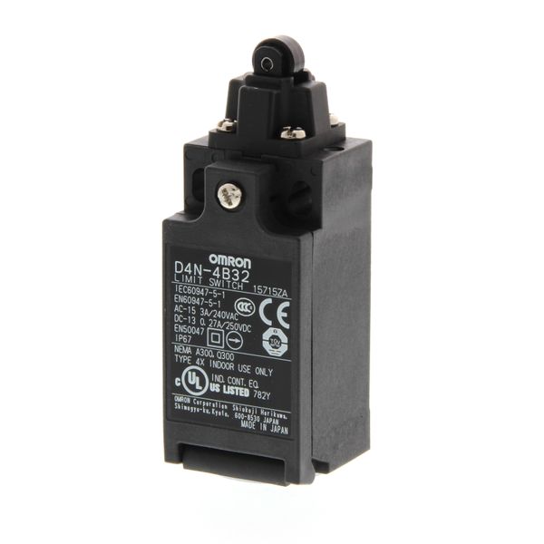Limit switch, Top roller plunger, 1NC/1NO (slow-action), 1NC/1NO (slow image 3