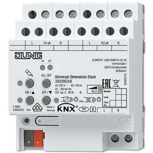 Dimmer KNX Universal dimming actuator image 3