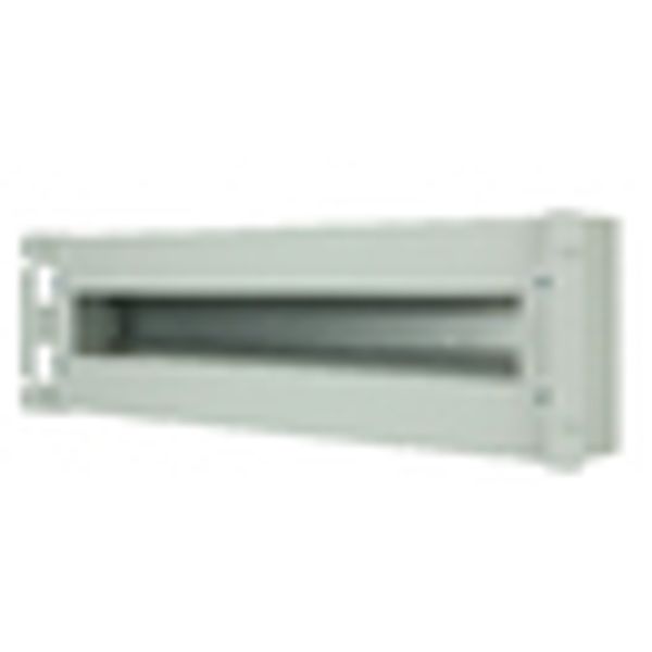 19" DIN-rail panel with back-cover, 3U, RAL7035 image 10