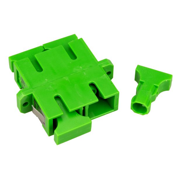 FO Coupler SC/APC-Duplex,Plastic,Singlemode,zirc,fl,greenECO image 3