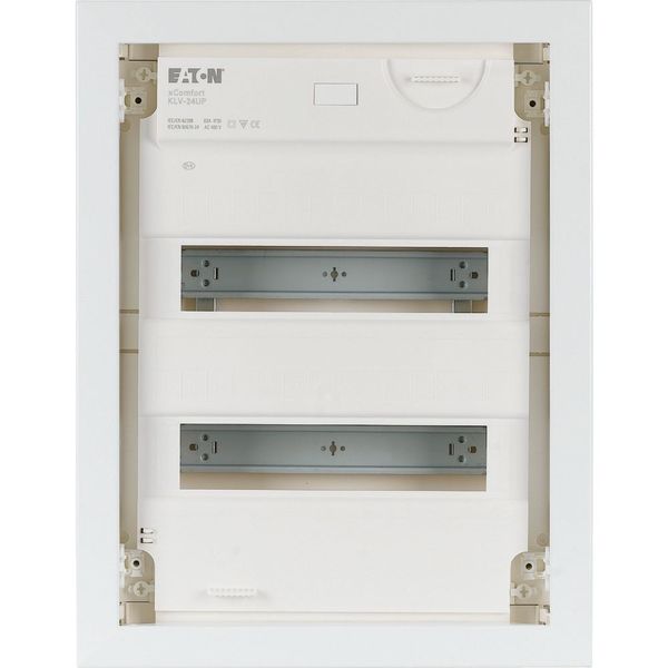 Compact distribution board-flush mounting, 2-rows, super-slim sheet steel door image 7