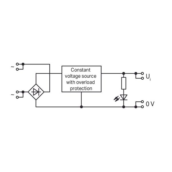 Constant voltage source Input voltage: 24 VAC 24 VDC output voltage image 3