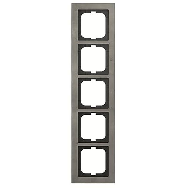 1725-298 Cover Frame Busch-axcent® concrete grey image 1