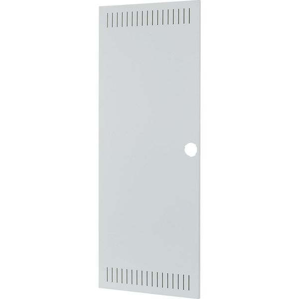 Replacement door, with vents,, white, 5-row, for flush-mounting (hollow-wall) compact distribution boards image 1