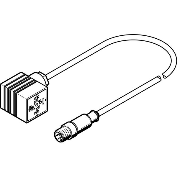 NEBC-A1W3-K-0.3-N-M12G5 Connecting cable image 1