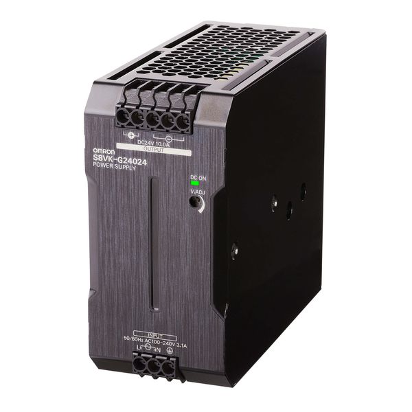 Book type power supply, Pro, 240 W, 24VDC, 10A, DIN rail mounting image 2