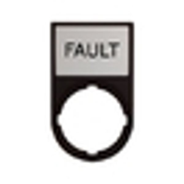 Label Plate with Label 30x50 : FAULT image 2