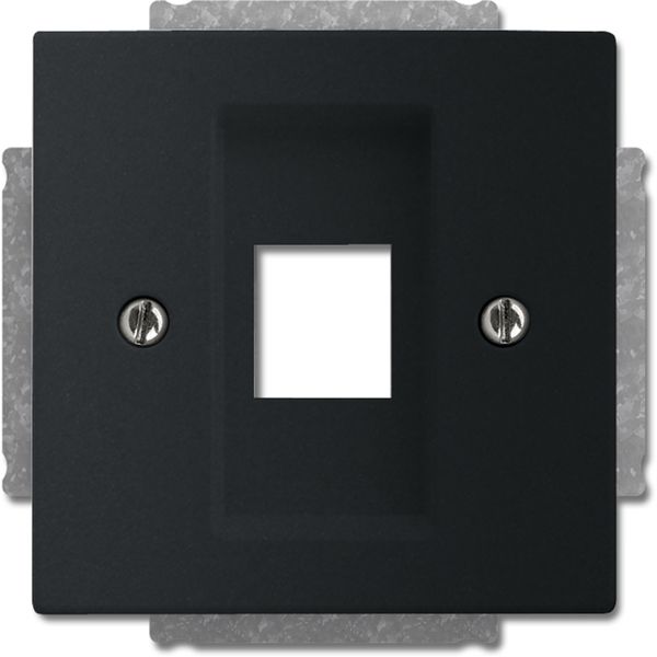 2561-885 CoverPlates (partly incl. Insert) future®, Busch-axcent®, carat® black matt image 1