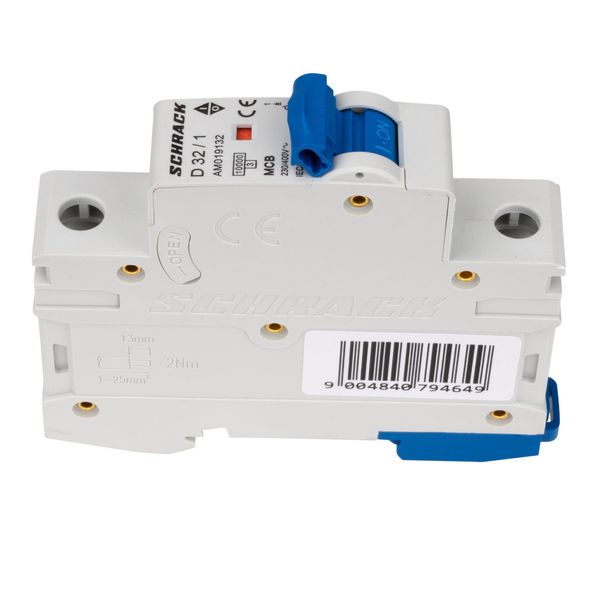 Miniature Circuit Breaker (MCB) AMPARO 10kA, D 32A, 1-pole image 4