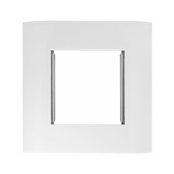 Frame Single 80x80mm for centralplatte 45x45mm, RAL9010 image 1