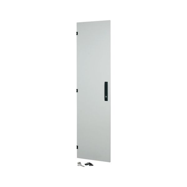 Connection area door, closed, HxW=1625x420mm, grey image 6