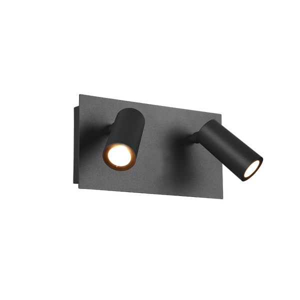 Tunga LED wall lamp 2-pc anthracite image 1