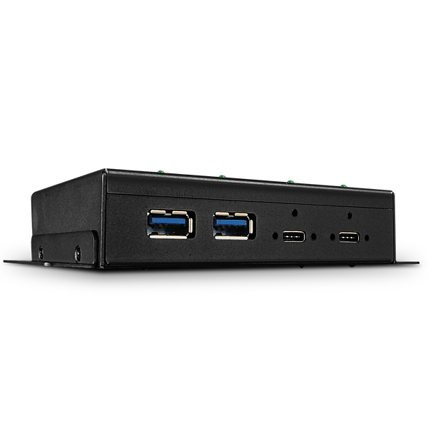 4 Port USB 3.2 Gen 2 Type C Metal Hub 4 additional USB 3.2 Gen 2 ports - perfect for industrial applications image 1