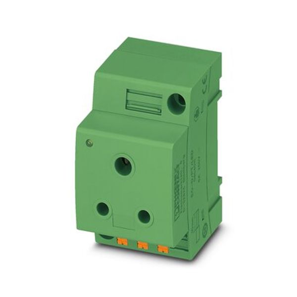 Socket outlet for distribution board Phoenix Contact EO-D/PT/LED/GN 250V 6A AC image 1