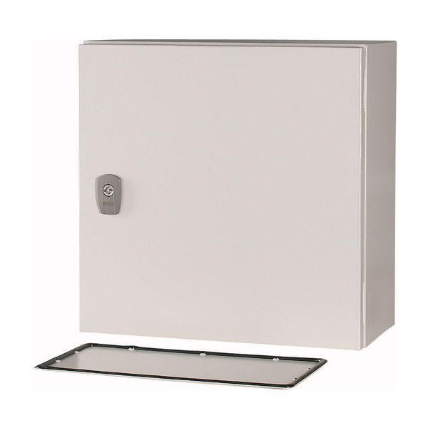 Wall enclosure with mounting plate, HxWxD=400x400x200mm image 7
