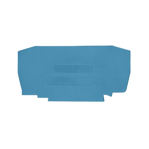 End plate for spring clamp terminal YBK 6 blue image 1