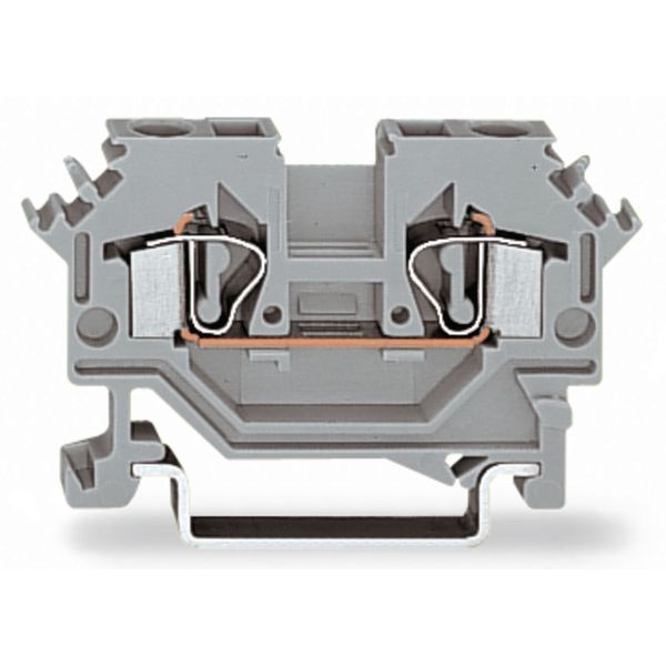 2-conductor through terminal block 4 mm² suitable for Ex e II applicat image 1