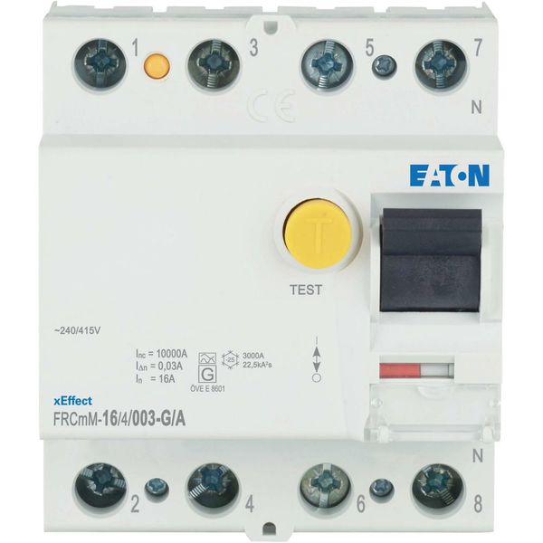 Residual current circuit breaker (RCCB), 16A, 4p, 30mA, type G/A image 7