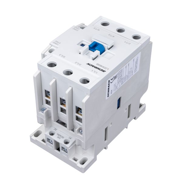 Contactor 3-pole, CUBICO High, 30kW, 65A, 1NO+1NC, 24VAC image 3