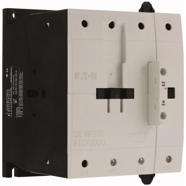 Contactor, 4 pole, 200 A, RDC 24: 24 - 27 V DC, DC operation image 4