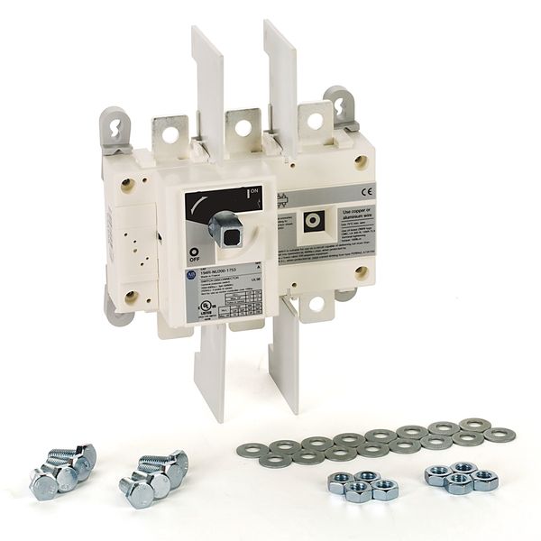 Allen-Bradley, 194R Fused and Non-Fused Disconnected Switches, Open, Non-Fused UL200 A, 3 Pole image 1