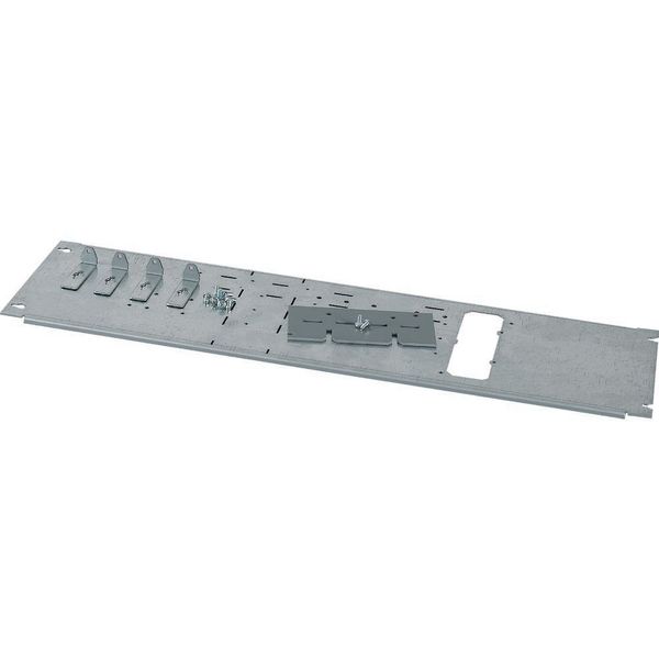 Mounting plate for  W = 800 mm, NZM2, vertical image 4