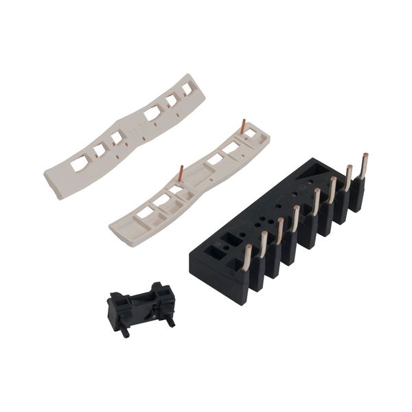 Kit for assembling 4P changeover contactors, LC1DT20-DT40 with screw clamp terminals, with electrical interlock image 1
