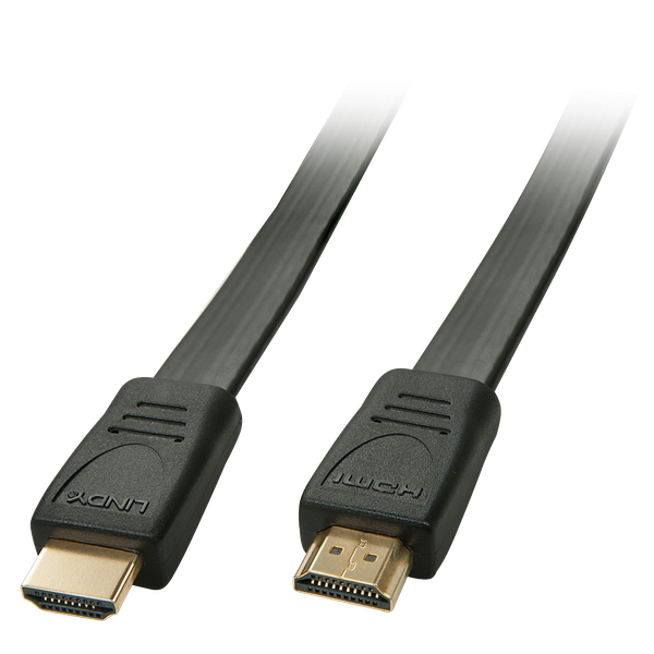 HDMI High Speed Flat Cable, 0.5m HDMI 2.0 / HDTV & HDCP compatible image 1