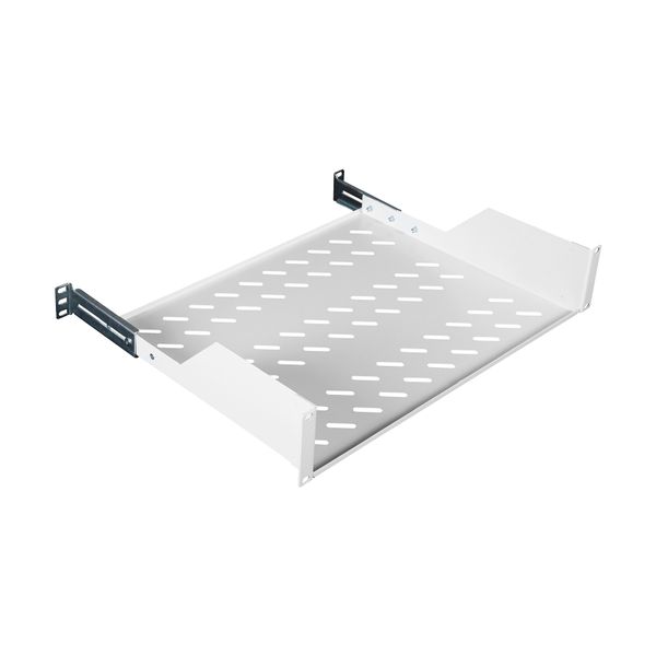 19" Shelf Fix, 2U, up to 50kg Load, D=350mm, Low Profile image 1