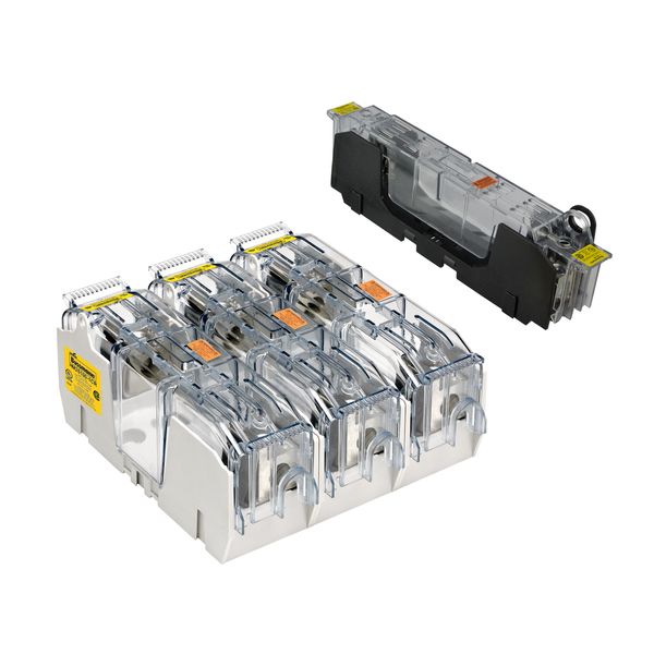 Eaton Bussmann series HLS fuse holder, No flanges, 125 Vac, 60 Vdc, 15A, Two-pole, Tin-plated bifrucated copper terminal image 7