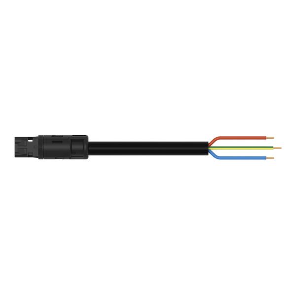 pre-assembled connecting cable Eca Plug/open-ended black image 5