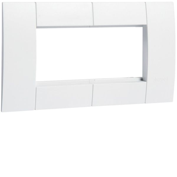 Outlet box 2 pang 45x45 traffic white image 1