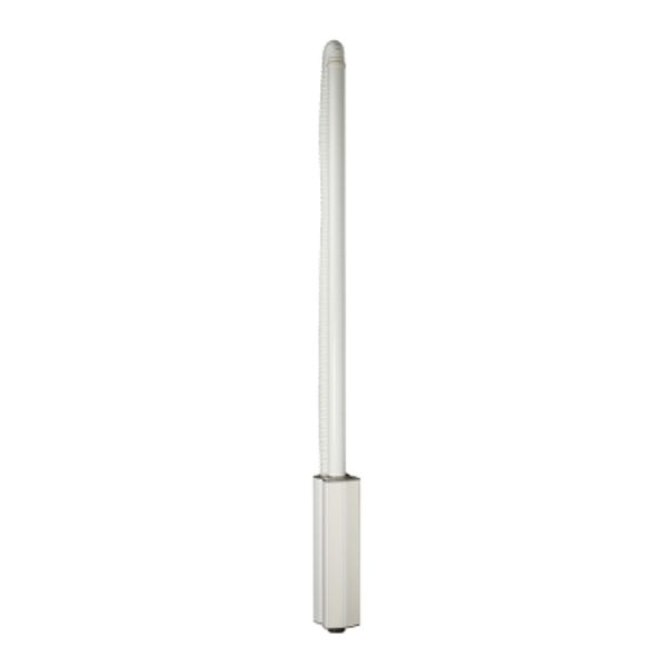 OptiLine 45 - pole - free-standing - 4 boxes - polar white - 2150 mm image 2