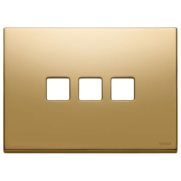 Plate 3Mx3 Flat gold image 1