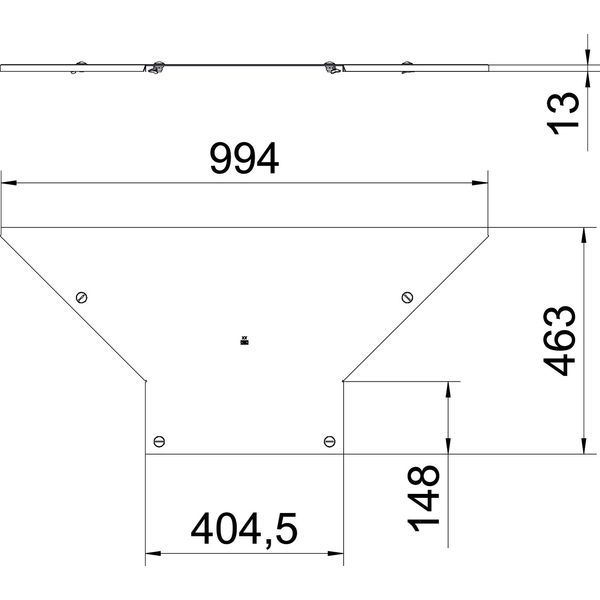 LAAD 400 R3 A4 Cover for add-on tee with turn buckle B400 image 2