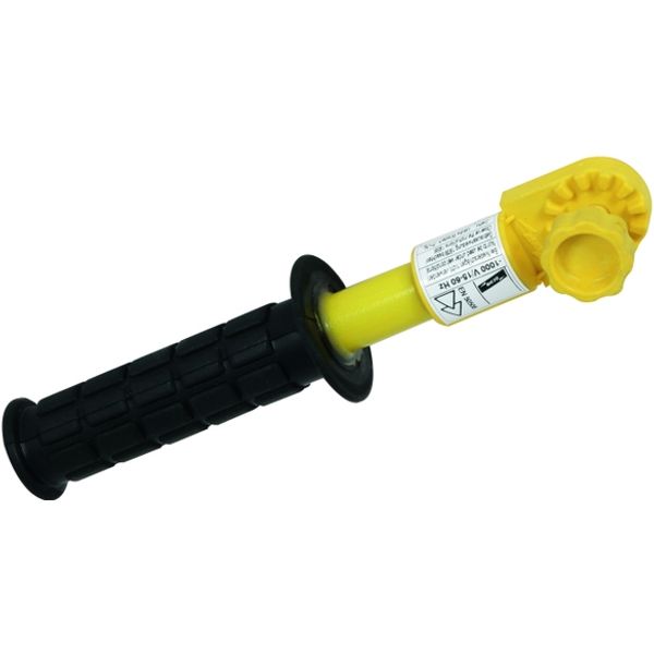 Plastic handle with gear coupling image 1