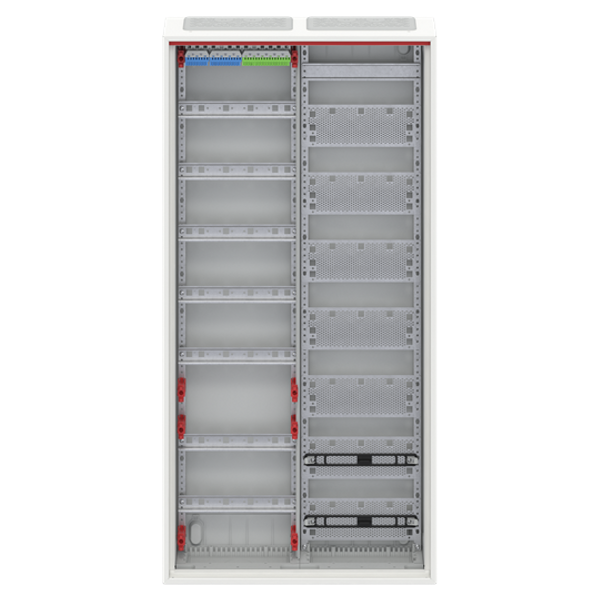 CA27VM ComfortLine Compact distribution board, Surface mounting, 84 SU, Isolated (Class II), IP44, Field Width: 2, Rows: 7, 1100 mm x 550 mm x 160 mm image 5