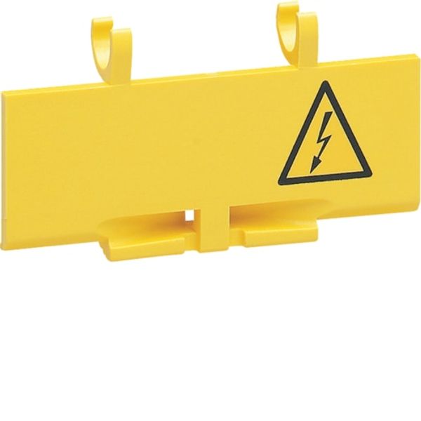 ACA/ADA/AFA RELAY TERMINAL COVER YELLOW image 1