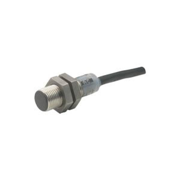 Proximity switch, E57 Premium+ Short-Series, 1 N/O, 3-wire, 6 - 48 V DC, M12 x 1 mm, Sn= 2 mm, Flush, NPN, Stainless steel, 2 m connection cable image 2