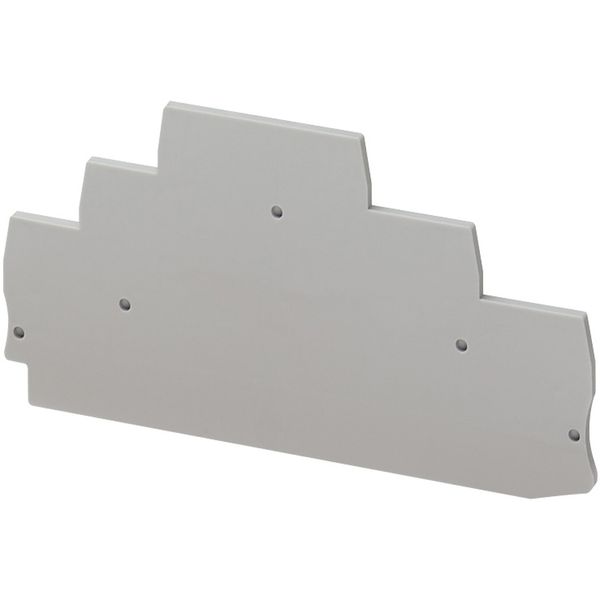 END COVER 3 LEVEL, 2,2MM WIDTH, 6PTS FOR SPRING TERMINALS NSYTRR26T image 1