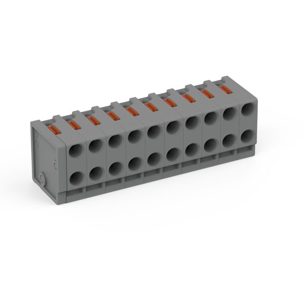 252-310 2-conductor female connector; push-button; PUSH WIRE® image 1