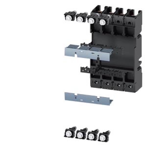 Plug-in unit, complete kit, accessory for: circuit breaker, 4-pole 3VA1 250 image 1