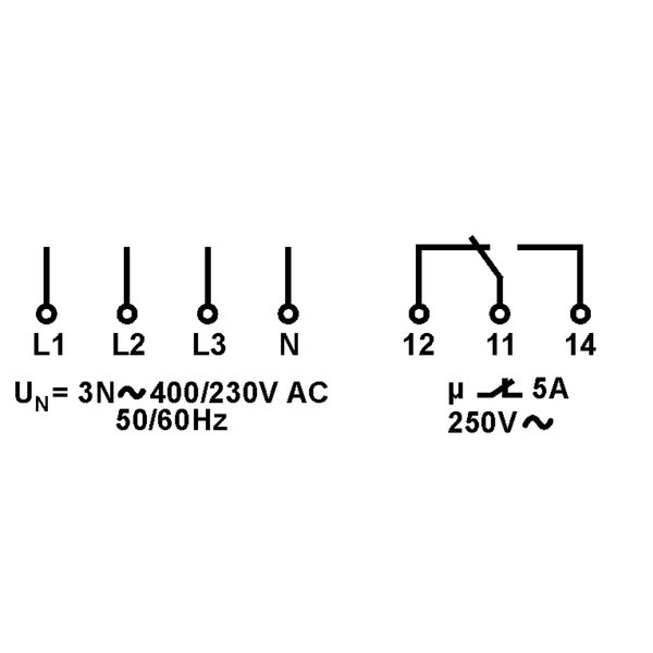 Phase monitoring relay AMPARO, 24V-AC/DC/230V-AC , 1CO, 5A image 9