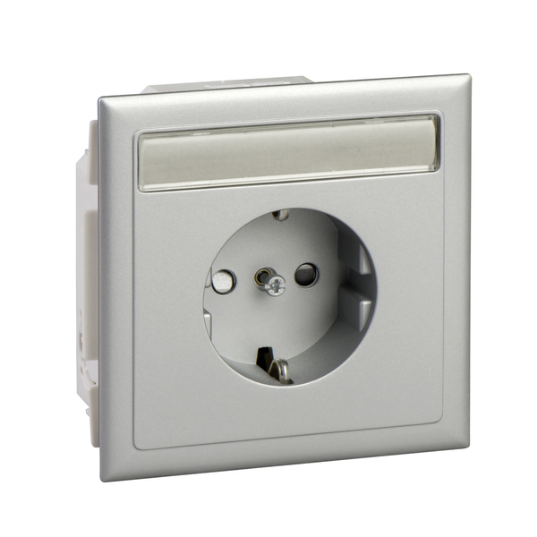 Thorsman - CYB-PS - socket outlet - single - 90° - alu metallic image 4