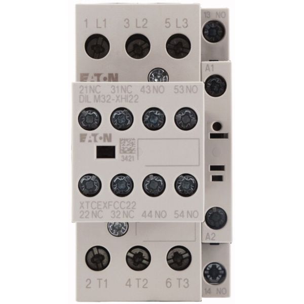 Contactor, 380 V 400 V 15 kW, 3 N/O, 2 NC, 230 V 50 Hz, 240 V 60 Hz, AC operation, Screw terminals image 2