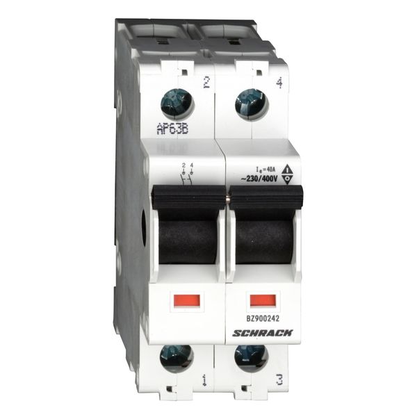 Main Load-Break Switch (Isolator) 40A, 2-pole image 1