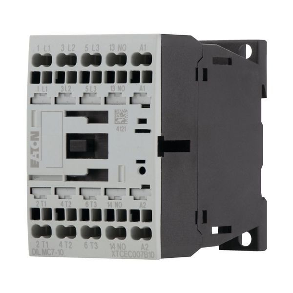 Contactor, 3 pole, 380 V 400 V 3 kW, 1 N/O, 24 V 50 Hz, AC operation, Spring-loaded terminals image 8