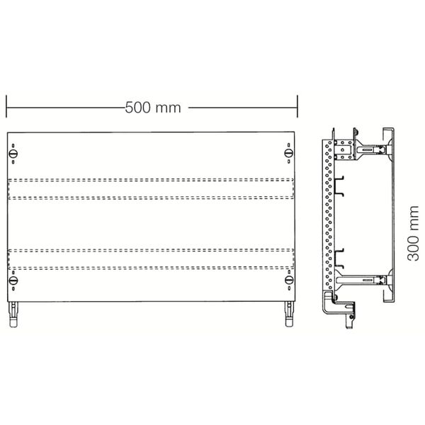 ED92KA DIN rail for terminals horizontal 450 mm x 500 mm x 200 mm , 00 , 2 image 6